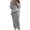 Grey, variant on Chouyatou Women's Winter Chunky Cable Knit Long Skirt 2 Piece Outfit Sweater Sets