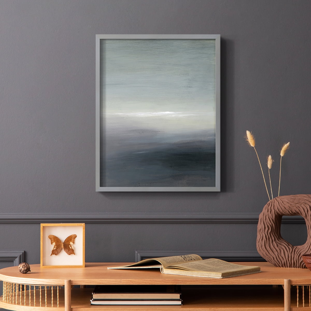 Windy Moor II Framed Print - Solid Wood in Single Picture Frame Solid Wood 2 Framed Print