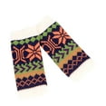 thumbnail image 3 of Aoochasliy Winter Gloves Clothes Fashion Women Wool Knit Fingerless Snowflake Pattern Keep Warm Winter Gloves, 3 of 3