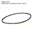 thumbnail image 3 of Uxcell  29.6'' Industrial Drive Machine Transmission V-Belt Rubber Black 1pcs, 3 of 5