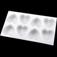 thumbnail image 2 of Billuyoard Moldes en forma de corazón, herramientas para hornear hechas a mano, pastel, postre, pudín, pan, 8 agujeros, moldes de aromaterapia Cocina y Comedor, 2 of 6