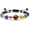 Blue Sandstone(Adjustable), variant on Women Solar System Bracelet Universe Galaxy The Eight Planets Guardian Star Natural Stone Beads Bracelet Bangle Gifts