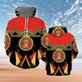 thumbnail image 2 of Sudadera con capucha estilo Harajuku con estampado 3D del continente africano, ropa de calle informal de manga larga para hombre, abrigo de África de gran tamaño 2024, 2 of 5
