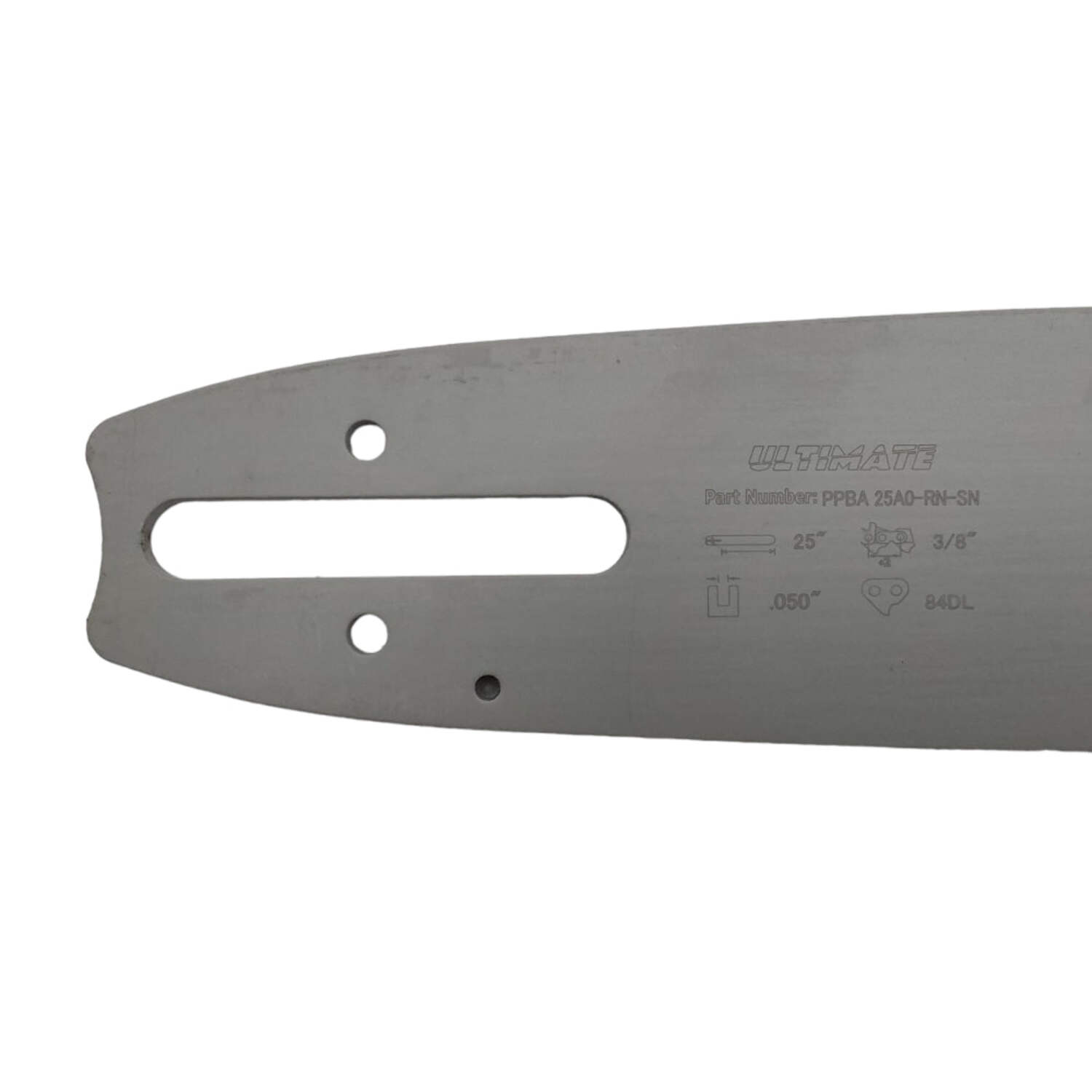 25" Chainsaw Bar With 2 Chains  3/8" .050" 84DL Fits 3003 000 4030, 240RNDD025