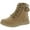Wheat, variant on Cliffs by White Mountain Womens Hearty Lace Up Zipper Ankle Boots