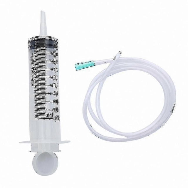 100ml Reusable Syringe with 1m Tube for Feeding and Measuring Applications