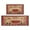 Café Vintage Rouge-7, variante sur Tapis de Cuisine Style Vintage Rouge Imperméable Antidérapant, Ensemble de 2 Tapis Absorbants pour Évier Tapis de Couloir Imperméable pour Buanderie, Tapis de Cuisine 17.7x24+17.7x48 Pouces