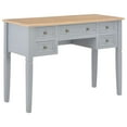 thumbnail image 1 of vidaXL Writing Desk Grey 109.5x45x77.5 cm Wood, 1 of 5