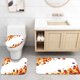 thumbnail image 4 of Juego de baño con hojas de otoño, cortina de ducha y accesorios de alfombras, juego de cortina de ducha de arce volador naranja, cortina de ducha de otoño para baño, decoración de baño de otoño, 4, 4 of 7