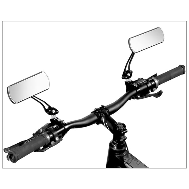 Rétroviseurs Vélo EFEALL – Lot De 2, Aluminium, Verre HD, Réglables 360° – Pour Guidon 17-21 Mm