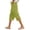 C-Green411, variant on DHFJKG Women's Wide Leg Capri Pants Solid Color Elastic Waist Loose Fit Side Button Functional Casual Crop Pants Comfort Trousers