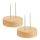 thumbnail image 2 of Doll Display Rack 2Pcs Figure Stand Stable Support Light Brown For Children's Dolls, 2 of 4