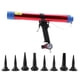 thumbnail image 1 of Pistola De Pegamento Neumática De 300-600 Ml Pistola De Calafateo Hermética De Aleación De Aluminio Sin Goteo Pistola De Sellado De Cartucho De Calafateo De Aire Con Válvula Reguladora De Presión De Serendint TO002255-00, 1 of 6