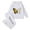 White, variant on Girls Outfits Girls' Dance Outfits Hoodies Shirts with Sweatpants 2 Piece Workout Set Pink Size,3-4 Years