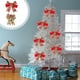 thumbnail image 1 of Xihbxyly Oferta Diaria Lazo de Navidad con Imitación de Azafrán, Patrón de Árbol de Navidad Impreso, Lazo Decorativo para Árbol de Navidad, Decoración de Regalo, 1 of 6