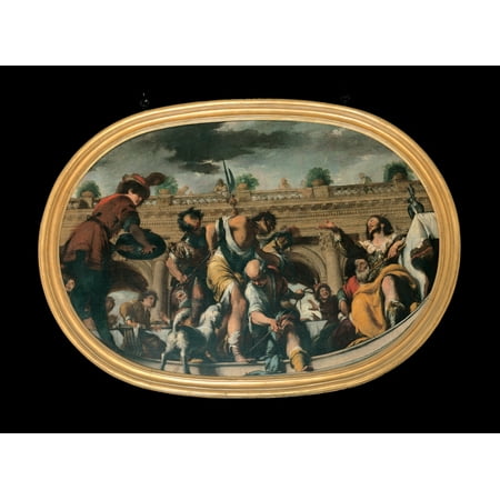 Uffizi Gallery - Strozzi Bernardo The Parable Of The Wedding Guest 1636 - 1636 17Th Century Oil On Canvas Italy Tuscany Florence Uffizi Gallery Everett CollectionMondadori Portfolio Poster Print