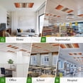 thumbnail image 6 of Burnt Orange Brown Magnetic Fluorescent Light Covers for Ceiling Lights 2 x 4 Feet, Farmhouse Vintage Wooden Office Classroom Kitchen Drop Ceiling Light Covers Lighting Filters Shade Panel 1 Pack, 6 of 9