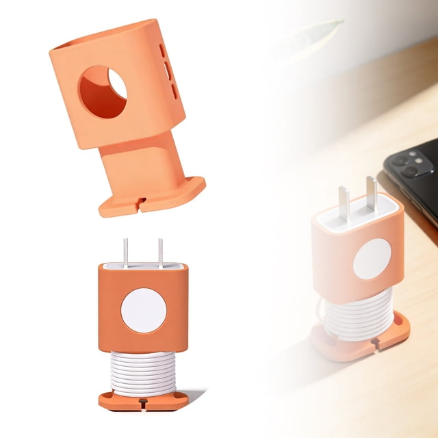 Klonfd Silicone Scratch Sleeve With Cord Organizer And Wire Management