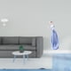 thumbnail image 2 of Muebles De Casa De Muñecas En Miniatura, Mesa Auxiliar Con Estatua De Dama De Porcelana, Figura De Niña Nórdica, Adorno Moderno Para Jardín, Casa De Juegos, Estante, Armario, Escritorio,, 2 of 7