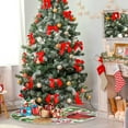 thumbnail image 4 of RYLABLUE Tapis de Support de Jupe Cardinal de Noël pour Décoration de Fête Intérieure Extérieure 48 Pouces, 4 of 5