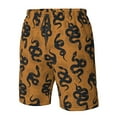 thumbnail image 5 of Kdxio Snake Pattern Mens Casual Shorts - Drawstring Summer Beach Sports Shorts for Men, 5 of 9