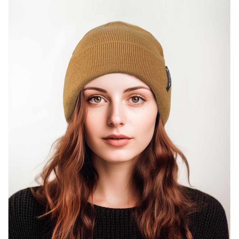 ACCEHUT Unisex Beanie, Cozy Winter Ski Cap, Stretchy Cuffed  display picture 3