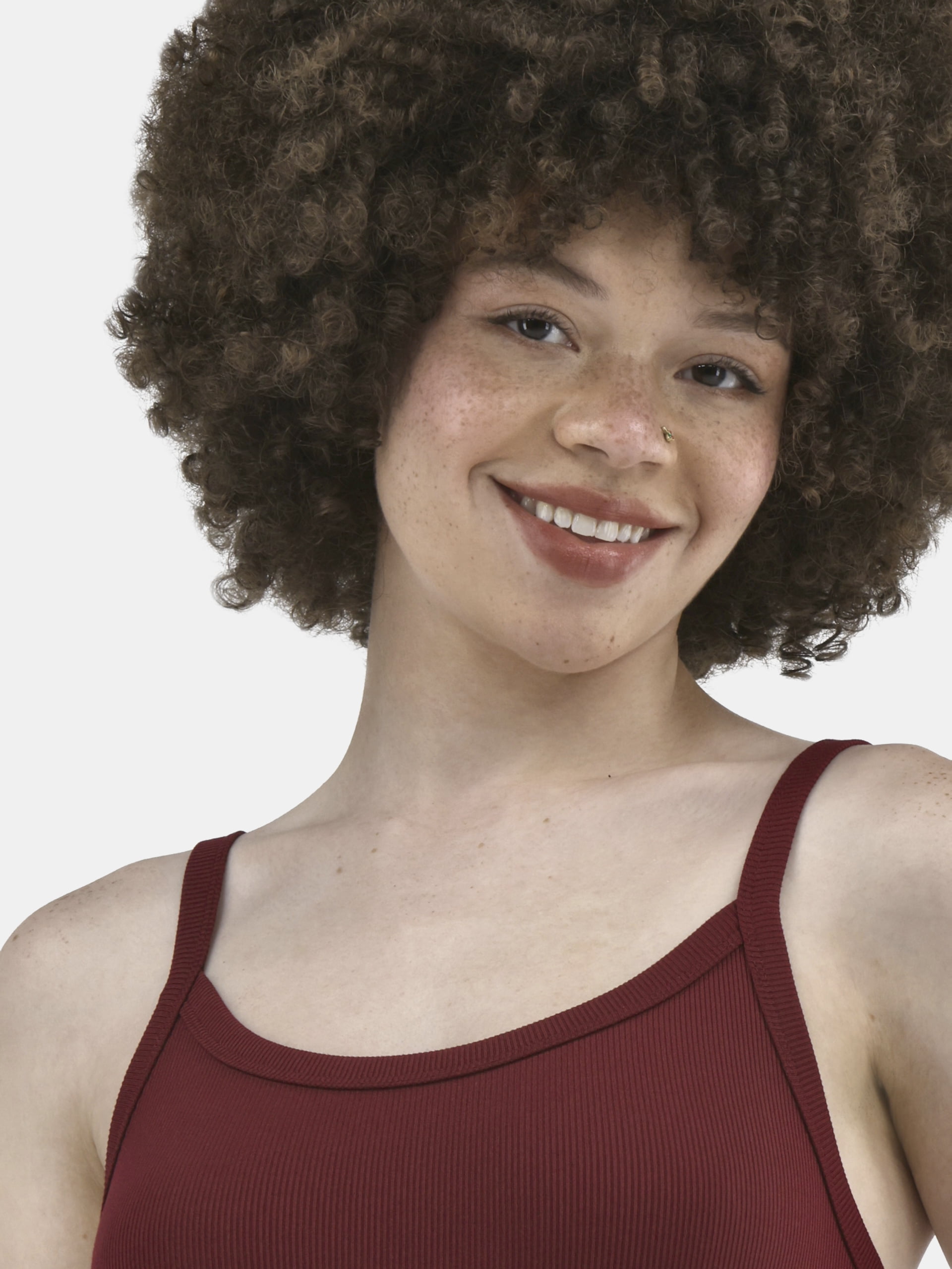 No Boundaries Ribbed Cami Top, Women's XXS-XXL