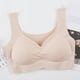 thumbnail image 2 of Sujetador sin costuras Wireless Hacer subir Lingerie Sport Ropa interior transpirable, Albaricoque, L AweSitey AP002552-07, 2 of 7