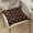 Coffee_New#31361, variant on Polka Dot Chair Cushion 40x40cm – Soft Padded Seat Pad with Ties for Dining Chairs, Home Office, Patio or Car, Washable Polyester