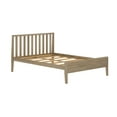 thumbnail image 3 of Scandinavian Full-Size Bed with Slatted Headboard, Blonde, 3 of 9