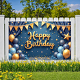 thumbnail image 6 of Colorful Design Birthday Banner Decorative Stars Balloon Arrangement Party Decoration for Birthday Celebration Kids Event Indoor Decor, 6 of 8
