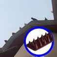 thumbnail image 3 of Pigeon Spike Plastic Balcony Pigeon Repellent Kit Pigeon Bird Repellent Cat Spike 10 Pieces Brown, 3 of 4