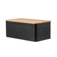 thumbnail image 2 of Rongfmy Iron Bread Box Bread Storage Bin Food Container Kitchen Storage Container with Black, 2 of 9