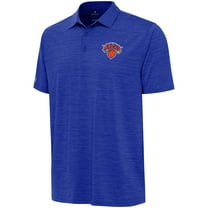 Men's Antigua Heather Royal New York Knicks Layout Polo