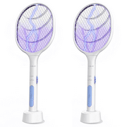Bug Zapper, VANELC USB Rechargeable Electric Fly Swatter Lamp & Racket, 3000 Volt Pest Insects Control Flying Bugs Trap Mosquito Killer for Home, Kitchen, Office, Outdoor
