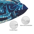 thumbnail image 3 of Balery Abstract Blue Skull Funda de Cojín Estampada, Regalos para Mujeres, Regalos de Amor para Ella, Regalos para Novia o Esposa, Funda de Almohada-20"x30", 3 of 6