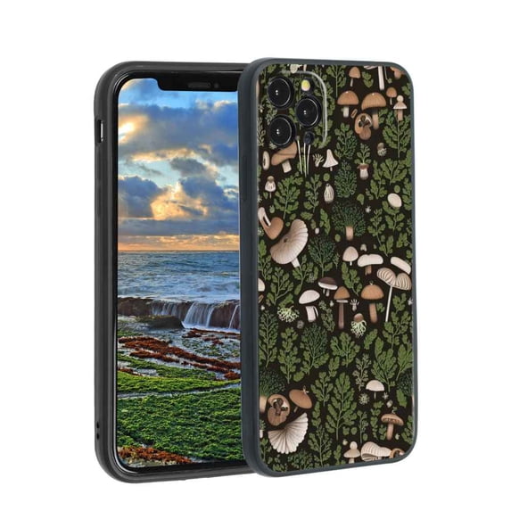 Gothic-dark-Fantasy-Forest-Woodland-plant-12 Phone Case, Degined for iPhone 11 Pro Max Case Men Women, Flexible Silicone Shockproof Case for iPhone 11 Pro Max