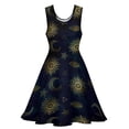 thumbnail image 4 of 2024 Magical Symbol Dress Gold Moon Sun Stars Aesthetic Dresses Female Night Club Skate Dress Summer Print Clothing 3XL 4XL 5XL, 4 of 7