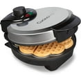 thumbnail image 4 of WaffleWow! 5-Waffle Electric Heart Waffle Maker, Stainless Steel, 4 of 6
