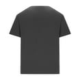 thumbnail image 3 of Mens Round Neck Short Sleeve T Shirt Color Block Oversize Pullover Shirts Men Fashion Casual Loose Tops (Black L), 3 of 4