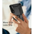 thumbnail image 4 of MYKOMI for LG Stylo 7 5G Case and HD Screen Protectors, Military-Grade Metal Ring Kickstand 15ft Drop Tested Shockproof Cover Case Compatible with LG Stylo 7 5G, 4 of 7