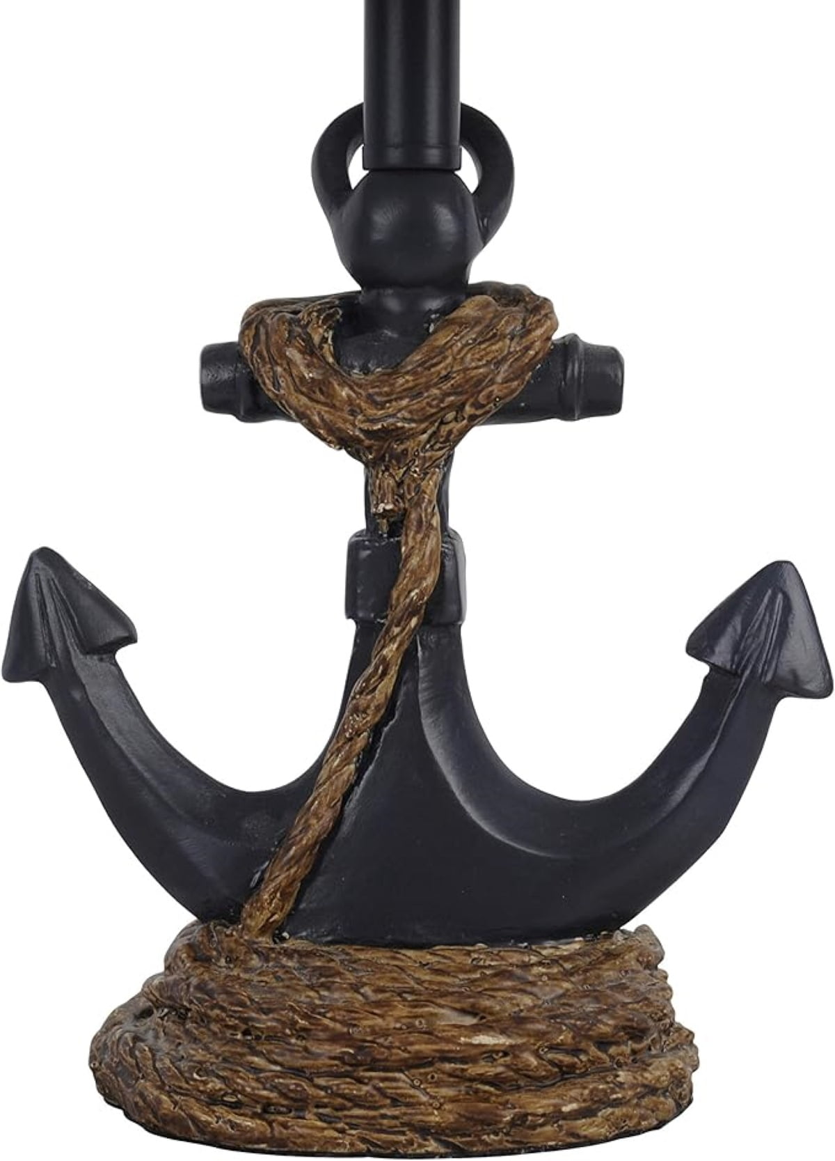 Decor Therapy Anchor Resin Accent Lamp, 40W, 8"x 8"x16" - Antique Navy