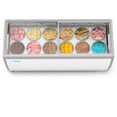 thumbnail image 3 of 70 in. 12 Tub Ice Cream Dipping Cabinet Display Freezer with Sliding Glass Door, 20 cu. ft. KM-ICD-71SD., 3 of 14