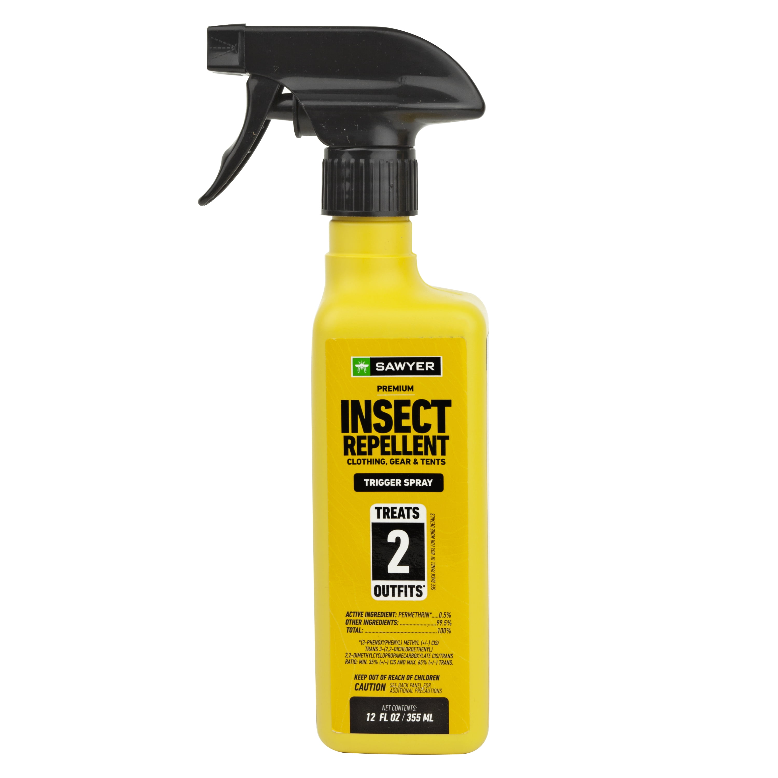 Sawyer Products SP649 Premium Permethrin Clothing Insect Repellent Trigger Spray, 12Ounce