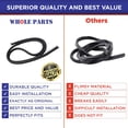 thumbnail image 6 of Whole Parts Range Oven Door Seal Gasket (Including 18 Mounting Clips) Part# PB070036 - Replacement and Compatible with Some Viking Ranges or Ovens, 6 of 6