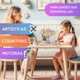 thumbnail image 3 of Juguete Construcción Brain Flakes 1200 Discos Pastel - Mini Minds, 3 of 8