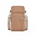 thumbnail image 1 of Factory Direct Crossbody Mobile Phone Bag Vertical Fabric Mini Small Bag Wrist Arm Mobile Phone Bag Three-Layer Coin Wallet, 1 of 7
