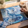 thumbnail image 4 of Beginners Pearl Art Kits For Adults 5D Pearl Diamond Art Special Shaped Crystal Gem Rhinestone Winter Animal Canvas Wall Craft Kit,E, 4 of 7