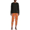 thumbnail image 6 of Briefly Stated Women’s Disney Stitch Halloween Jogger Sleep Pants, 6 of 6