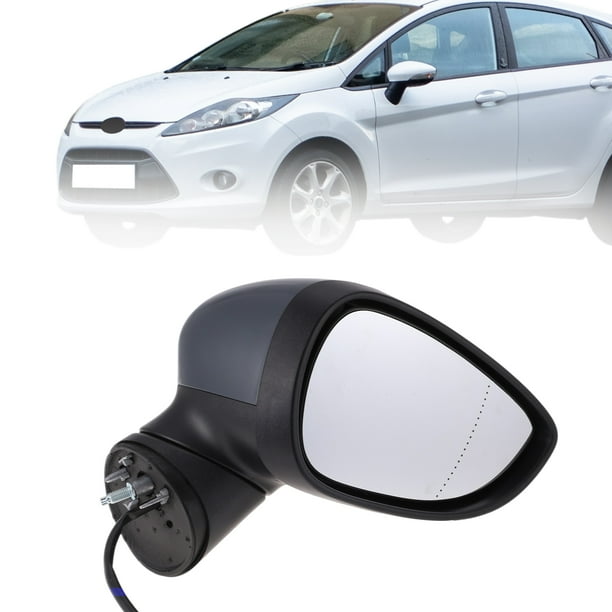 Conjunto de espejo lateral eléctrico derecho para puerta de Ford Fiesta Mk7 2008-2012 No.1594572/1633085/1514083 Ajuste eléctrico gris 5 pines
